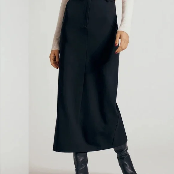 Reformation Black Maxi Skirt - Picture 2 of 11